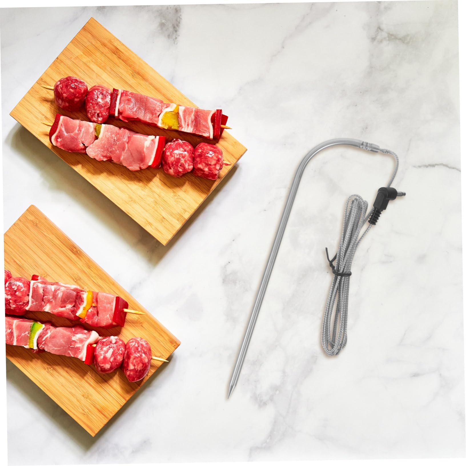 Toddmomy 4sets Termometro Per Bbq Professionale Inossidabile Con Probe Alta Precisione Termometro Da Cucina Per Grigliate Cottura e Picnic Strumento Alimentare Per Amanti Del Barbecue