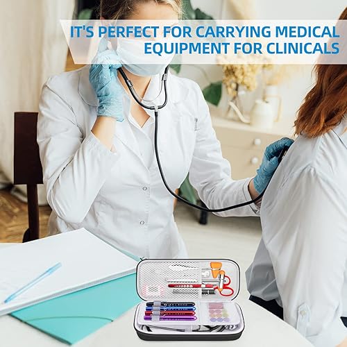 Miniatura 7 de HESPLUS Funda para estetoscopio MDF AcousticaMD One, 3M Littmann Classic IIILightweight II S.ECardiology IV DiagnosticCORE Digital Estetoscopios,