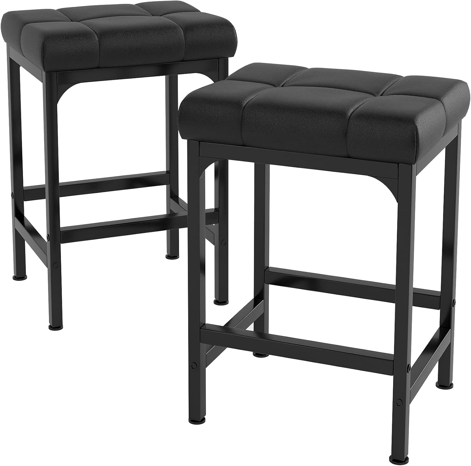 MUTUN 23 in Bar Stool, Counter Height Bar Stools Set of 2