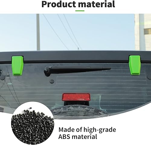 Vista 98 de Voodonala Cubierta de bisagra para puerta trasera derecha e izquierda para Jeep JL 2018-2025 Jeep Wrangler JL JLU Accesorios exteriores, negro