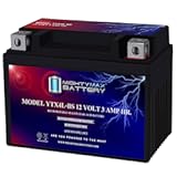 Mighty Max Battery YTX4L-BS - 12 Volt 3 AH&comma; 50 CCA&comma; Rechargeable Maintenance Free SLA AGM Motorcycle Battery