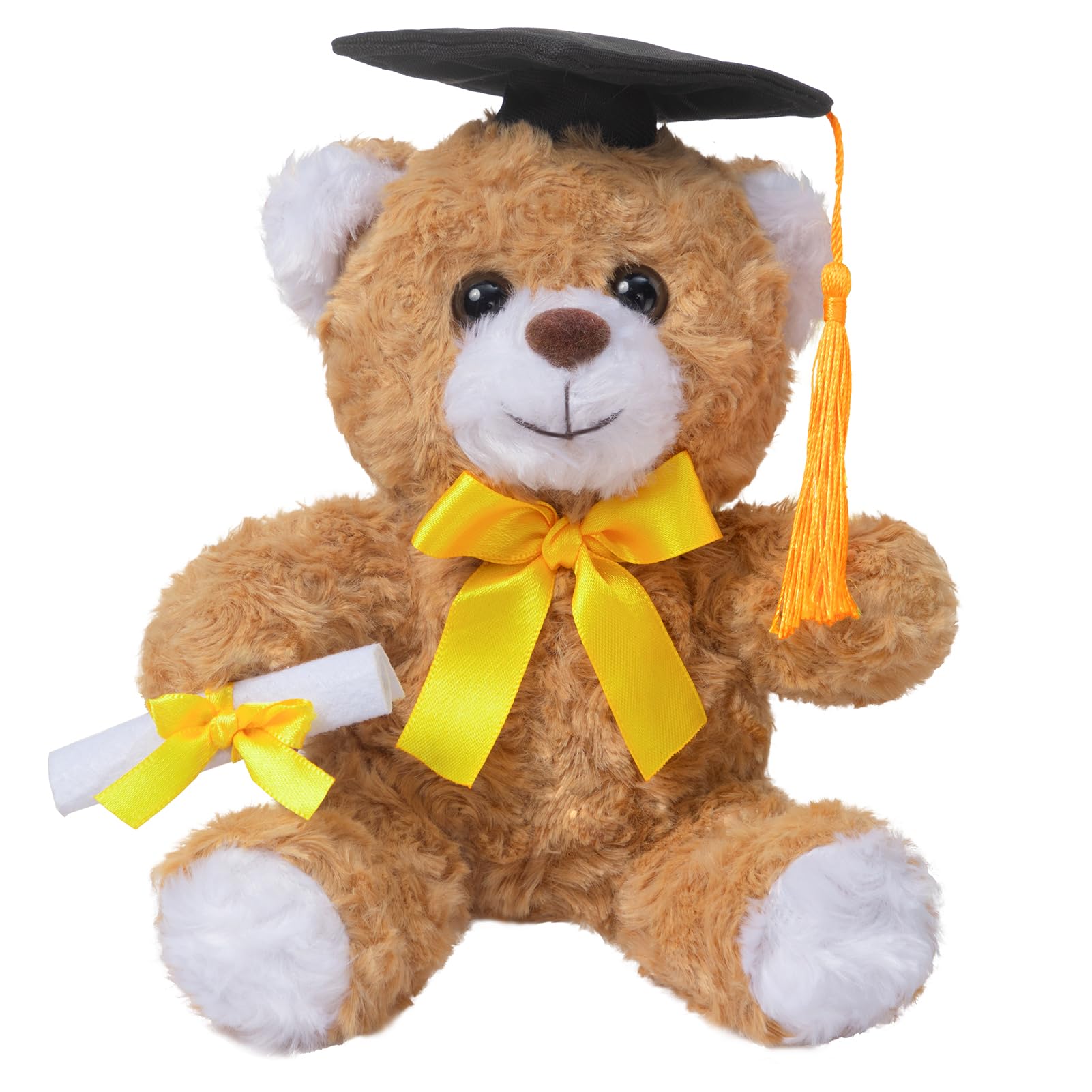 BEJOY Graduation Bear Brown Teddy Bear with Graduation Cap, Graduation Gift for High School & College Graduates, Perfect for Graduation Ceremonies Party Decorations 20cm — image 1