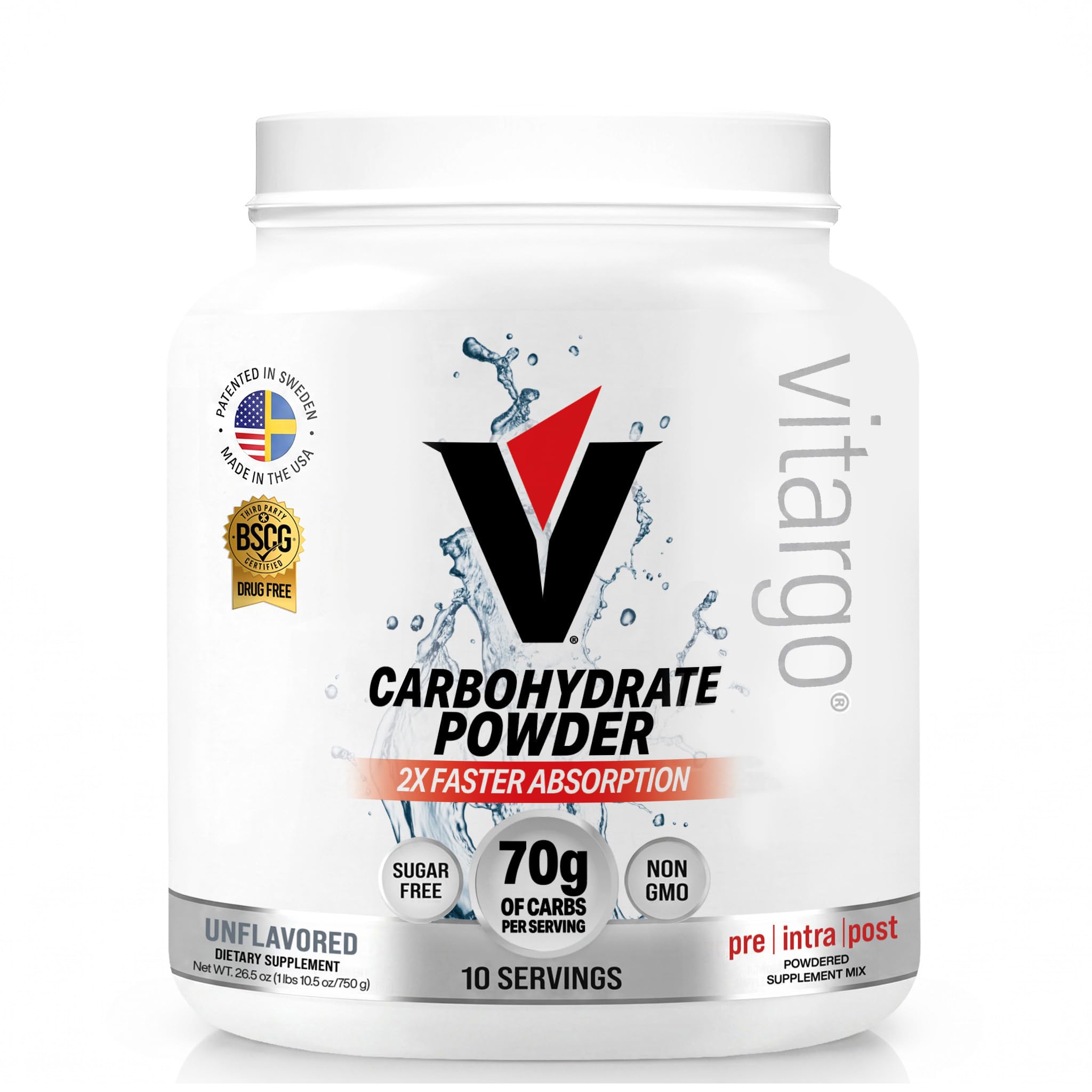 Vitargo Suplemento de Carboidrato em Pó Sem Sabor 754 g