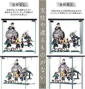 Amazon.co.jp: 不二貿易 コレクションケース フィギュアケース 4段 幅