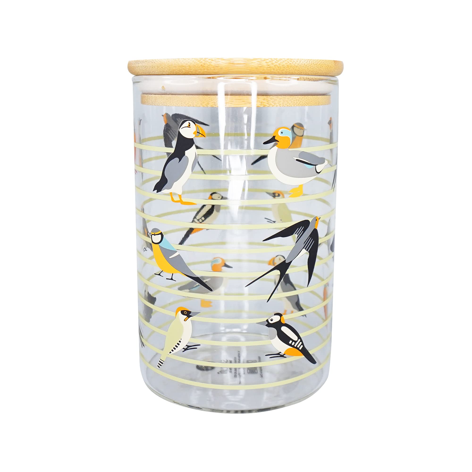 Half Moon Bay Berry Rspb Glass Storage Jar - 950Ml - Free As A Bird - Food Jar - Pasta Jar - Storage Containers