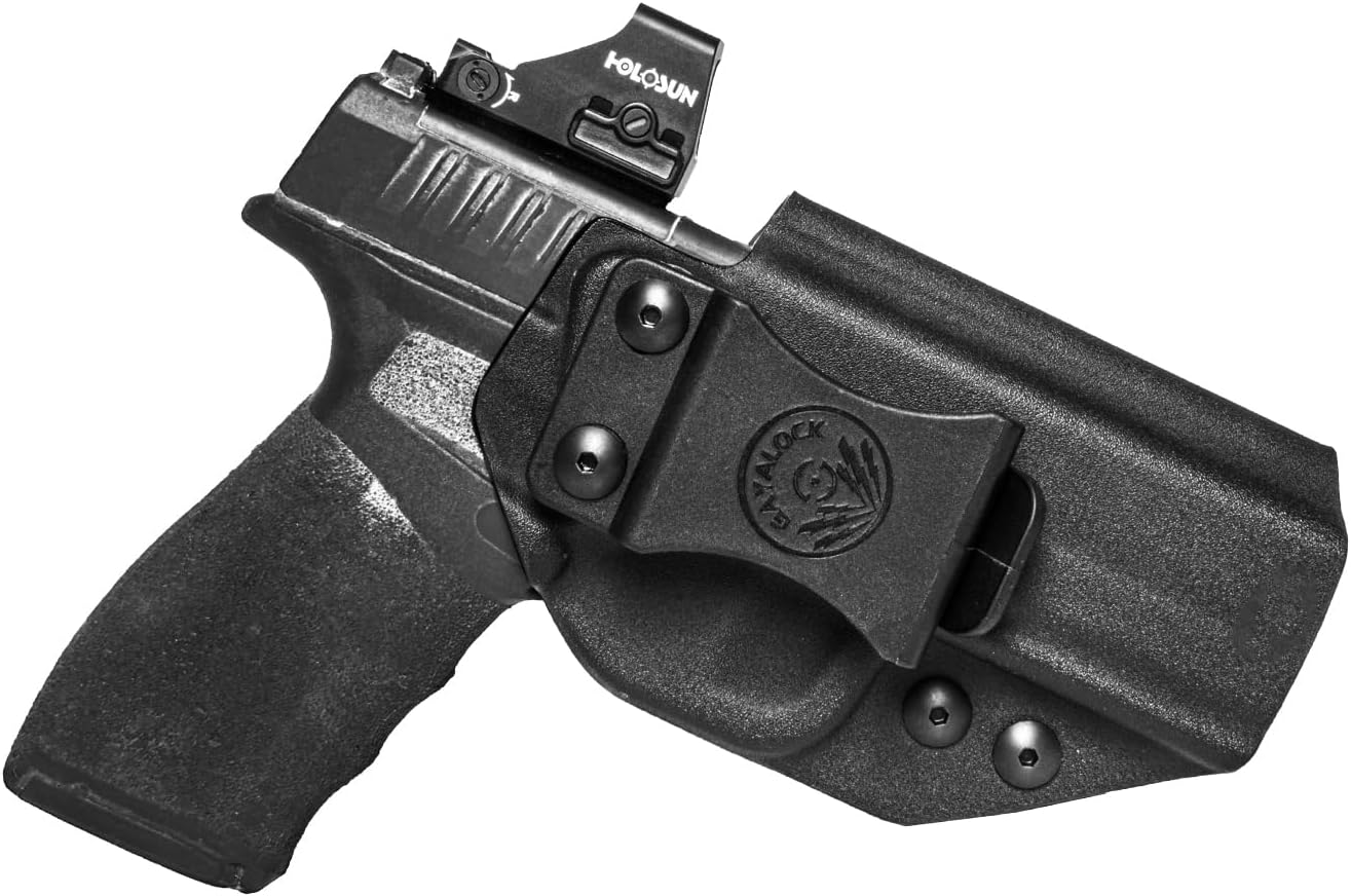Gun Holster for Springfield Hellcat Pro,IWB Kydex Holster Optics Cut: Springfield Armory Hellcat Pro Pistol, Inside Waistband Appendix Carry Pro Holster(Right Hand Draw Only)