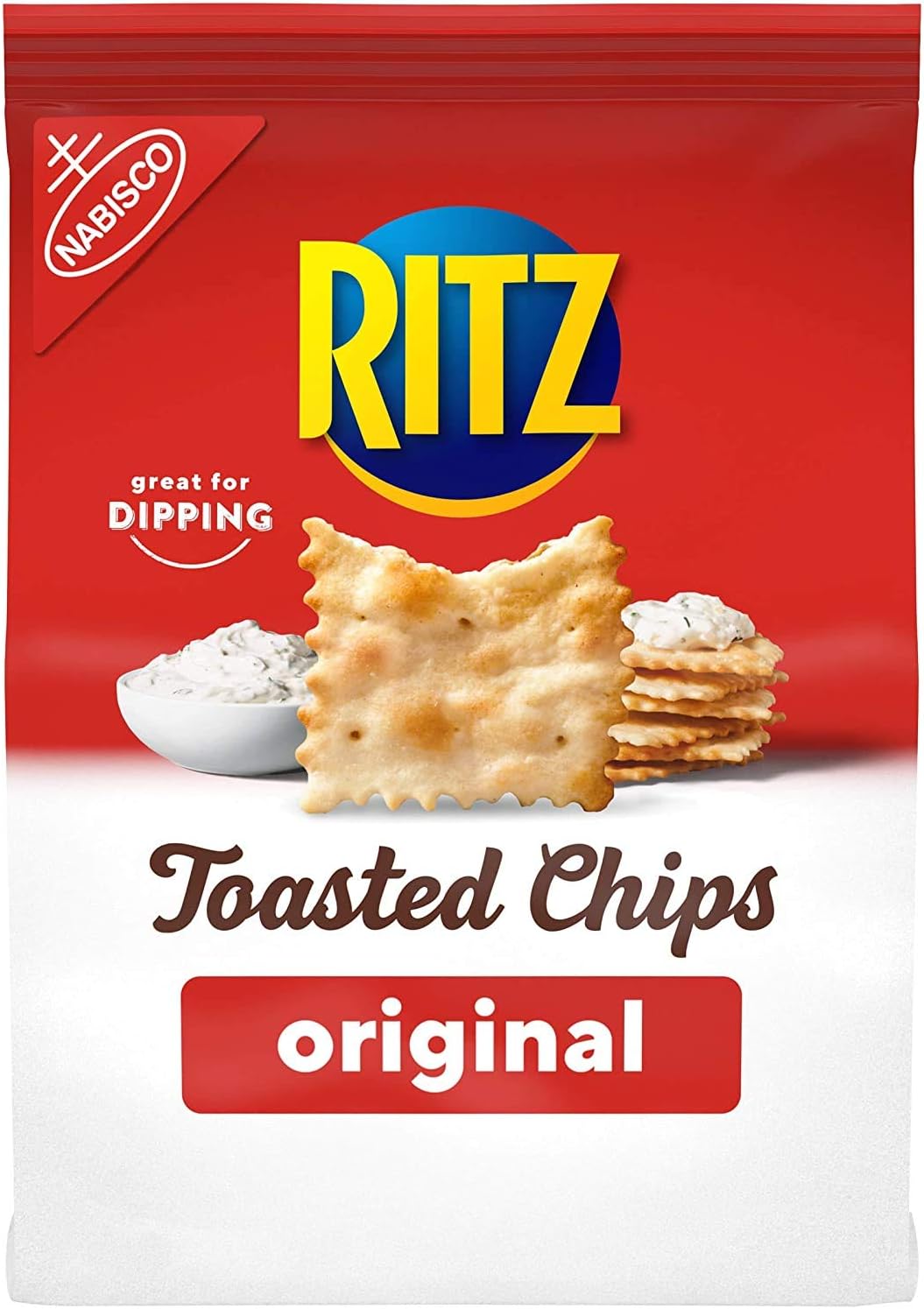 RITZ Toasted Chips Original, 8.1 oz (Pack of 2)