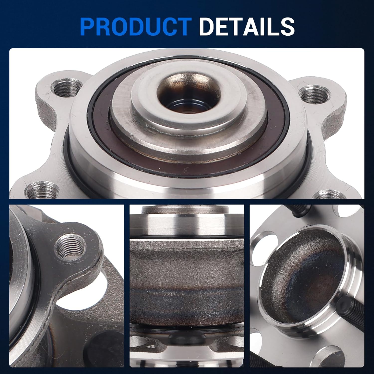 Autoround 512327 Rear Wheel Hub and Bearing Assembly fit for Honda Accord 2005-2007, Acura TSX 2004-2008 5 Lugs w/ABS - Image 6