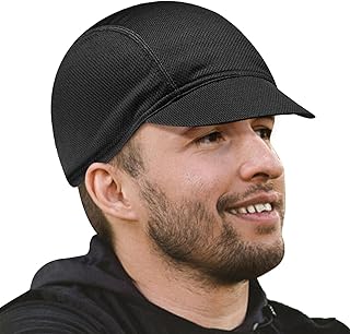 [BAMI] インナーキャップ ヘルメット インナーキャップ サイクルキャップ つば付き 日焼け止め 薄手 吸汗 速乾 通気 冷感 汗止め メッシュ キャップ 1個/2個入り 自転車帽子 サイクリングハット キャップ 帽子 スポーツ ハット 男女兼用 お洒落 アウトドア用品