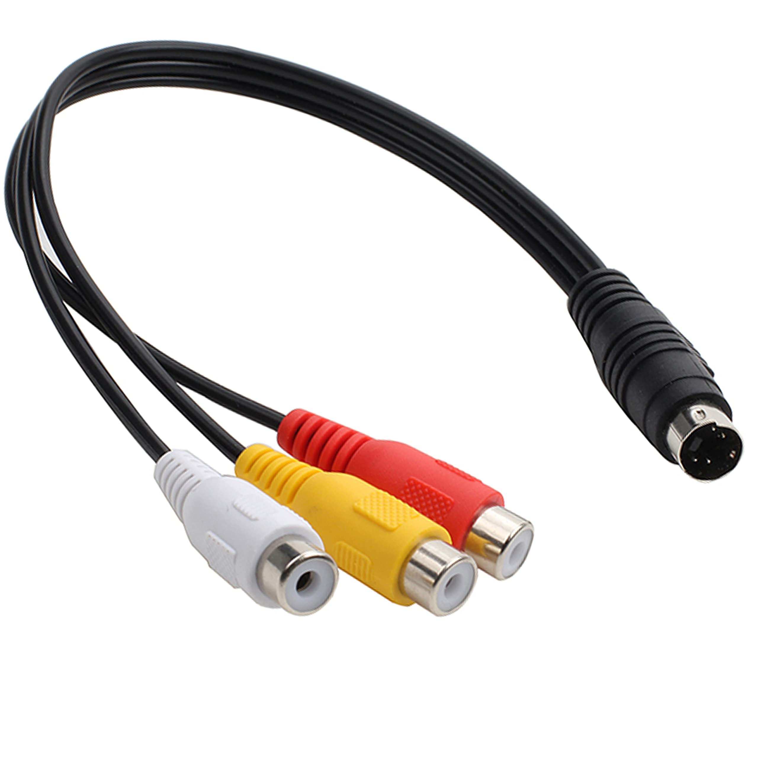 Câble S-Vidéo 3 M – Connecteurs DIN 3 Broches Mâle/femelle – Pour Appareils Vidéo Professionnels Ou Home Cinéma