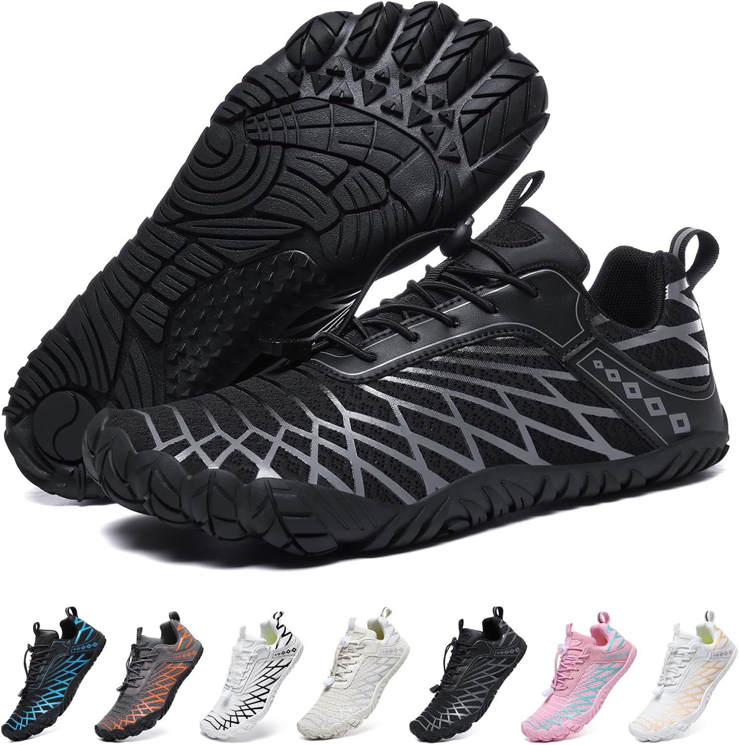 Hike Barefoot Shoes Zero Drop for Women Men Atheletic Cross-Trainer Footwear Quick Dry Aqua Swim Shoes for Outdoor Fishing Beach Pool Socks Swimming Yoga Surfing Exercise