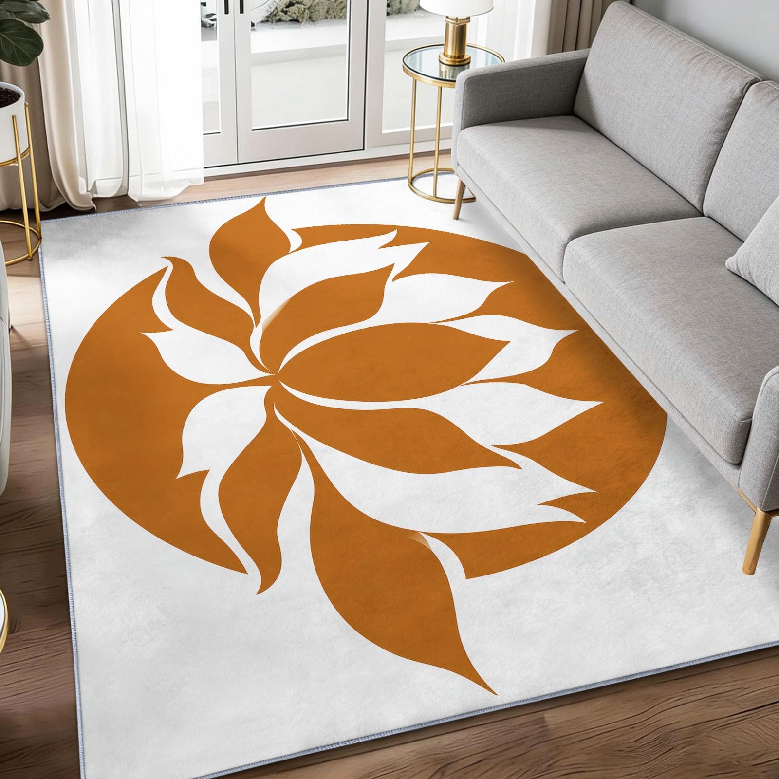 Tapis doux lavable pour chambre cuisine et salle à manger