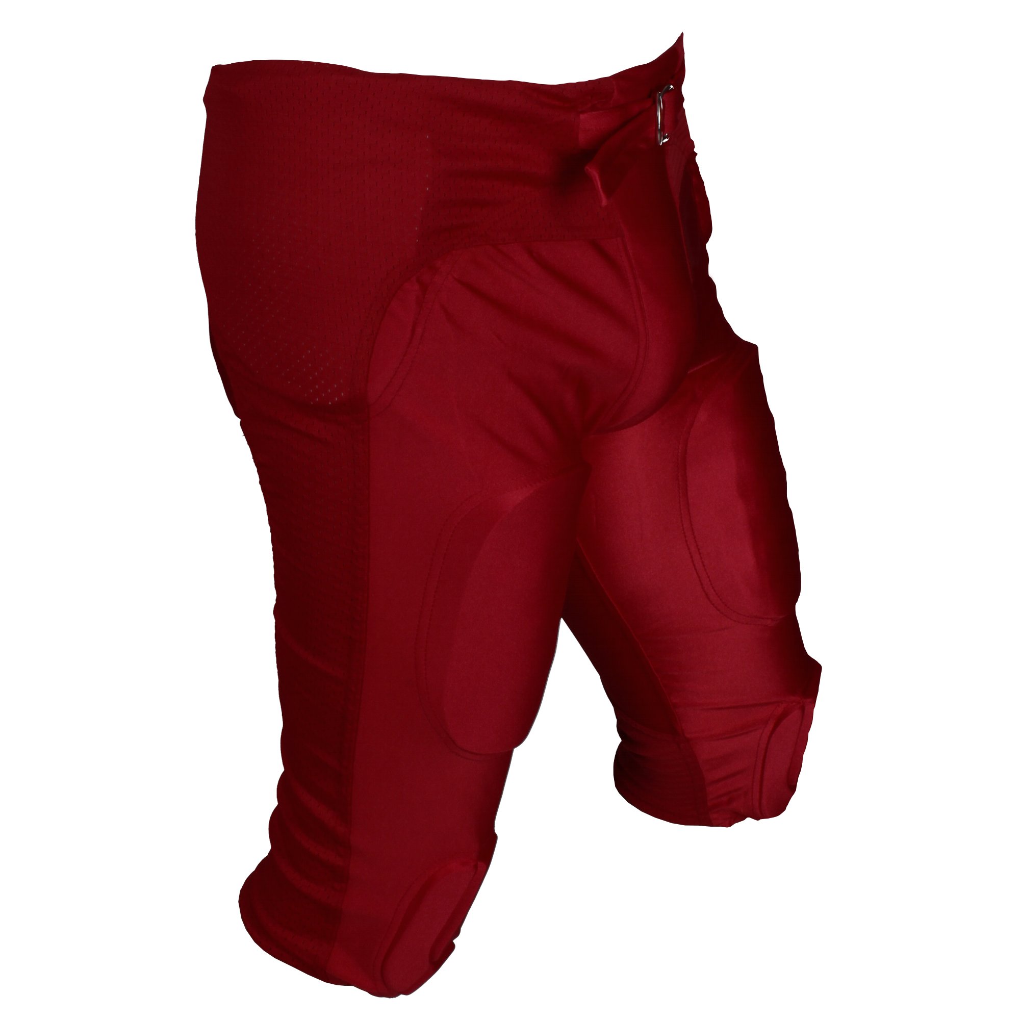 Pantalon de football américain 7 coussinets tout-en-un XL rouge