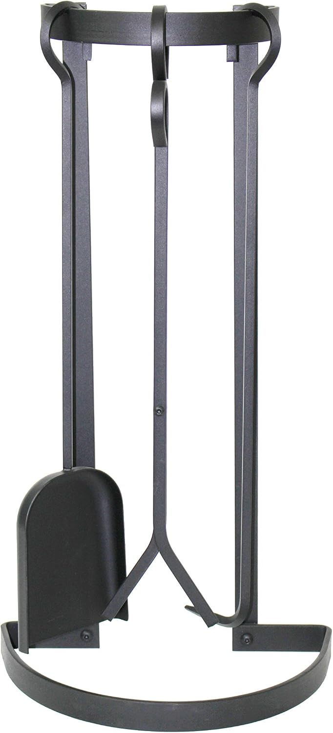🔥 Hot Deals Enclume Hammered Steel Half Circle Fireplace Tool Set Top Rated Enclume Hammered Steel Half Circle Fireplace Tool Set
