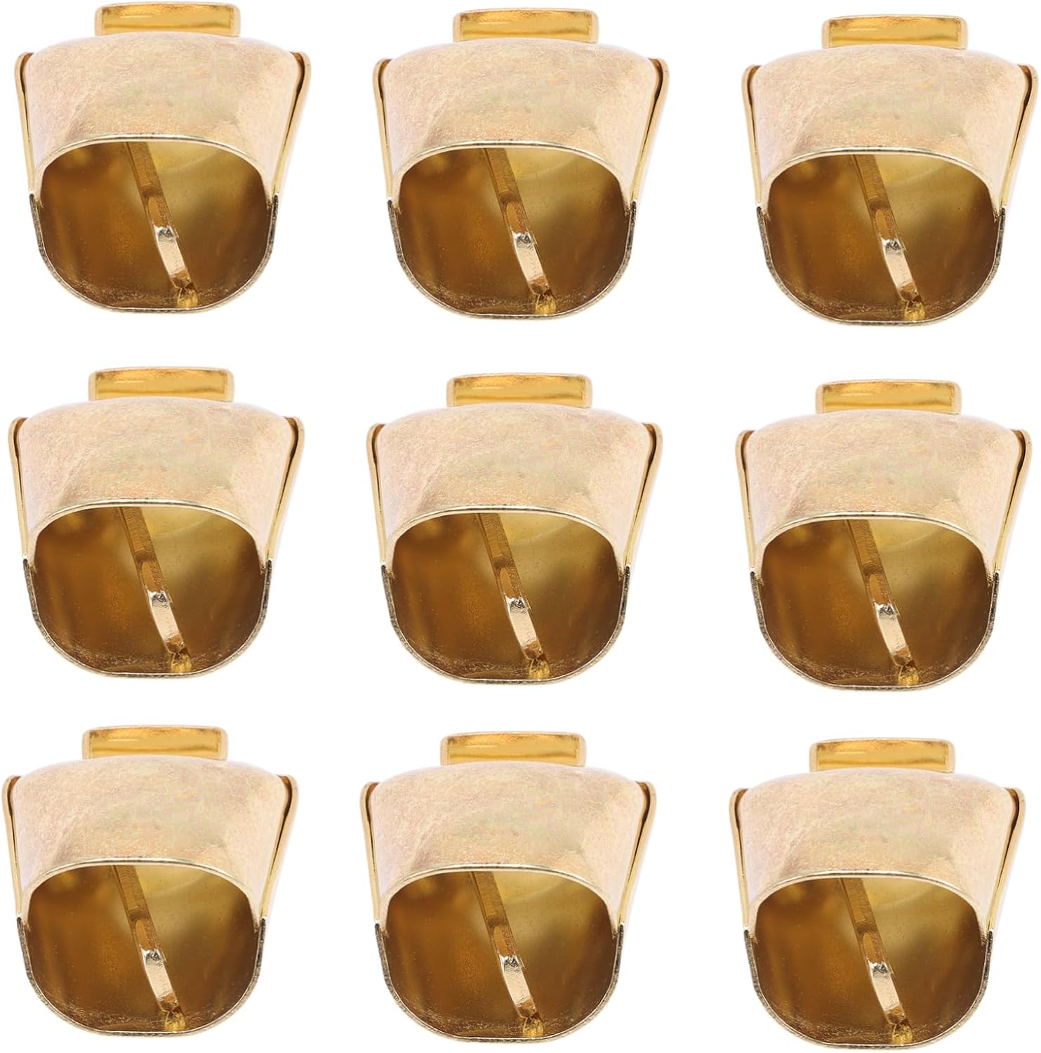 YARNOW 10Pcs Dog Collar Bell Accessories Lightweight Pet Charm for Collar Decoration Jingle Bells for Dogs and Cats for DIY Craft Projects and Pet Necklaces