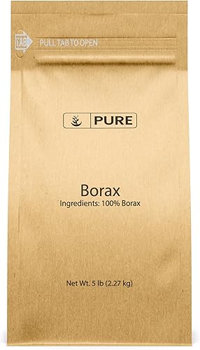Bórax de calidad superior tetraborato de sodio disponible en 4 onzas 11 onzas 1 libra 27 onzas 2 libras 5 libras y 55 libras