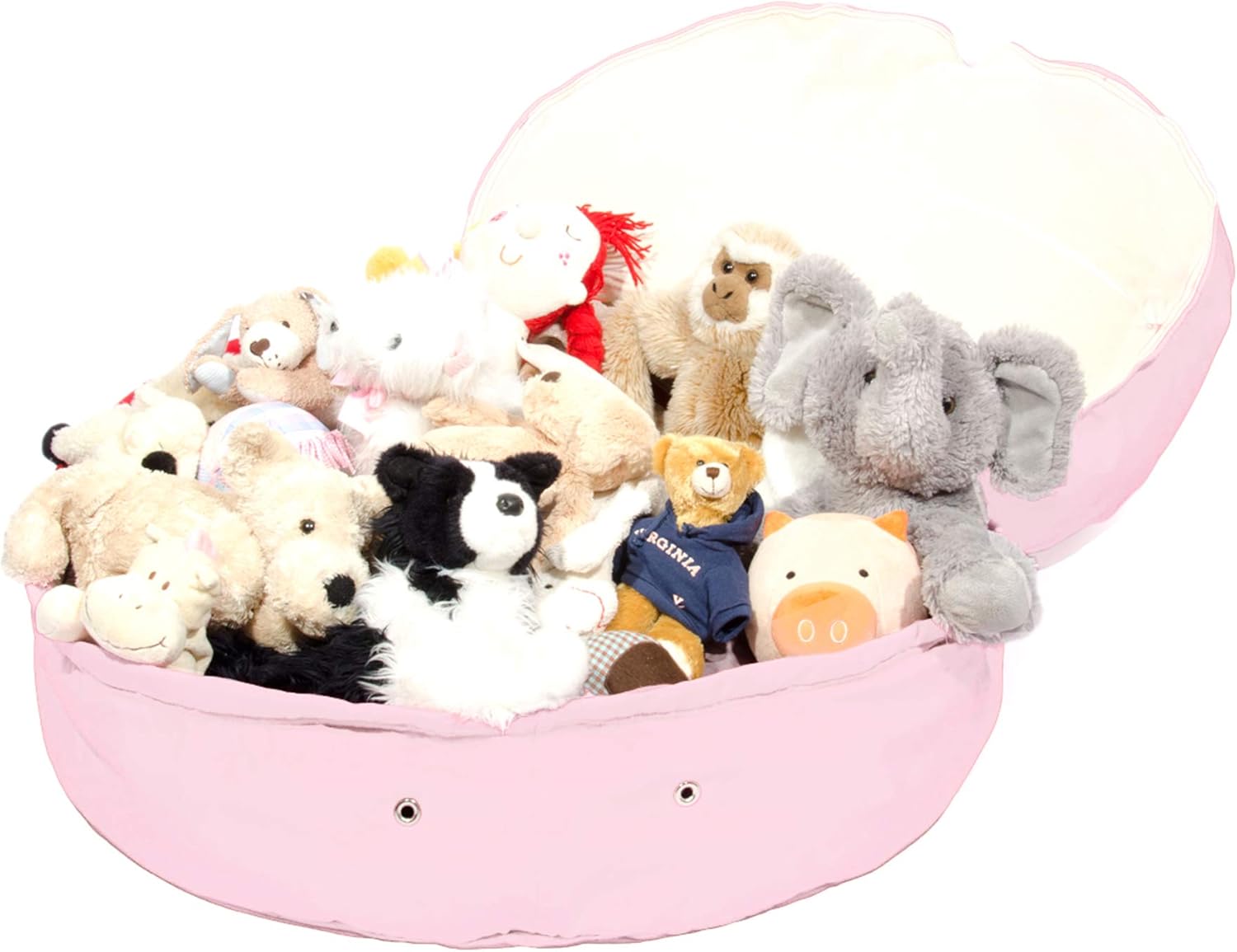 80% Off Discount mimish Cozy Storage Beanbag, Cotton Candy