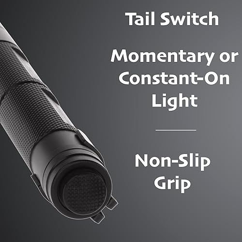 Miniatura 7 de Nightstick MTU-106 Mini-TAC Linterna UV con 2 AAA, Negro, Pequeño