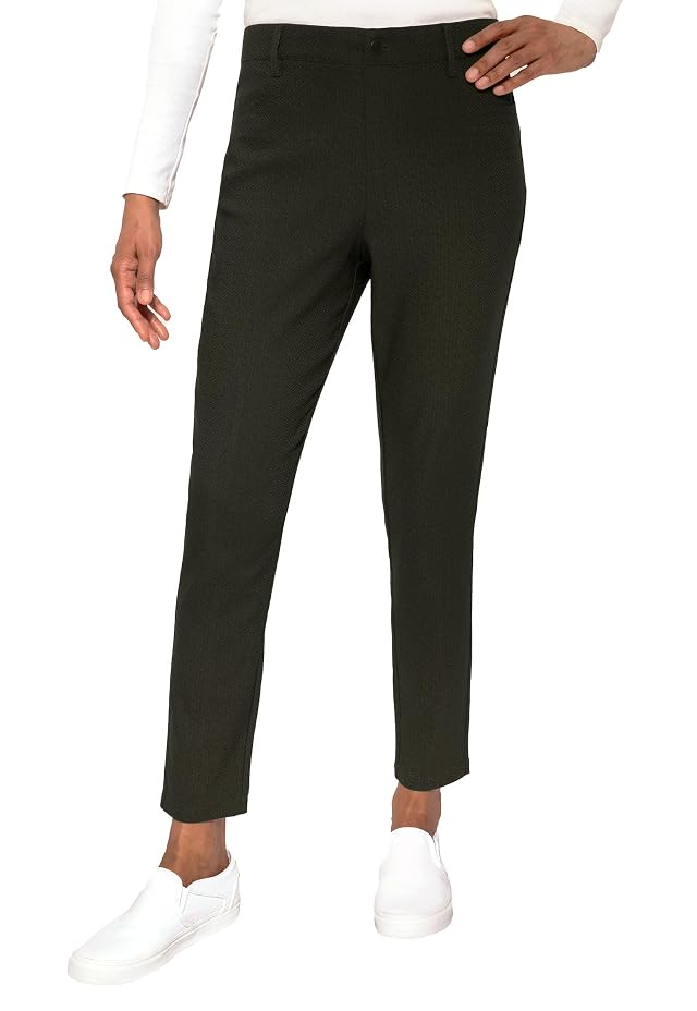 Mario Serrani Womens Textured Pull On Pants