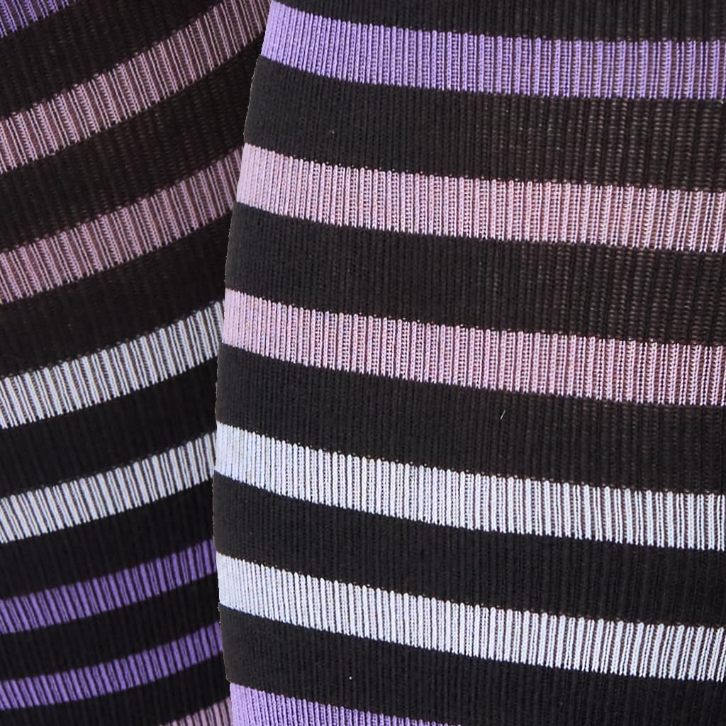 SOLIDEA Gambaletti STRIPE GAME FENICE, Colore NERO, Calze a compressione graduata 15/21 mmHg Art. 0633A0