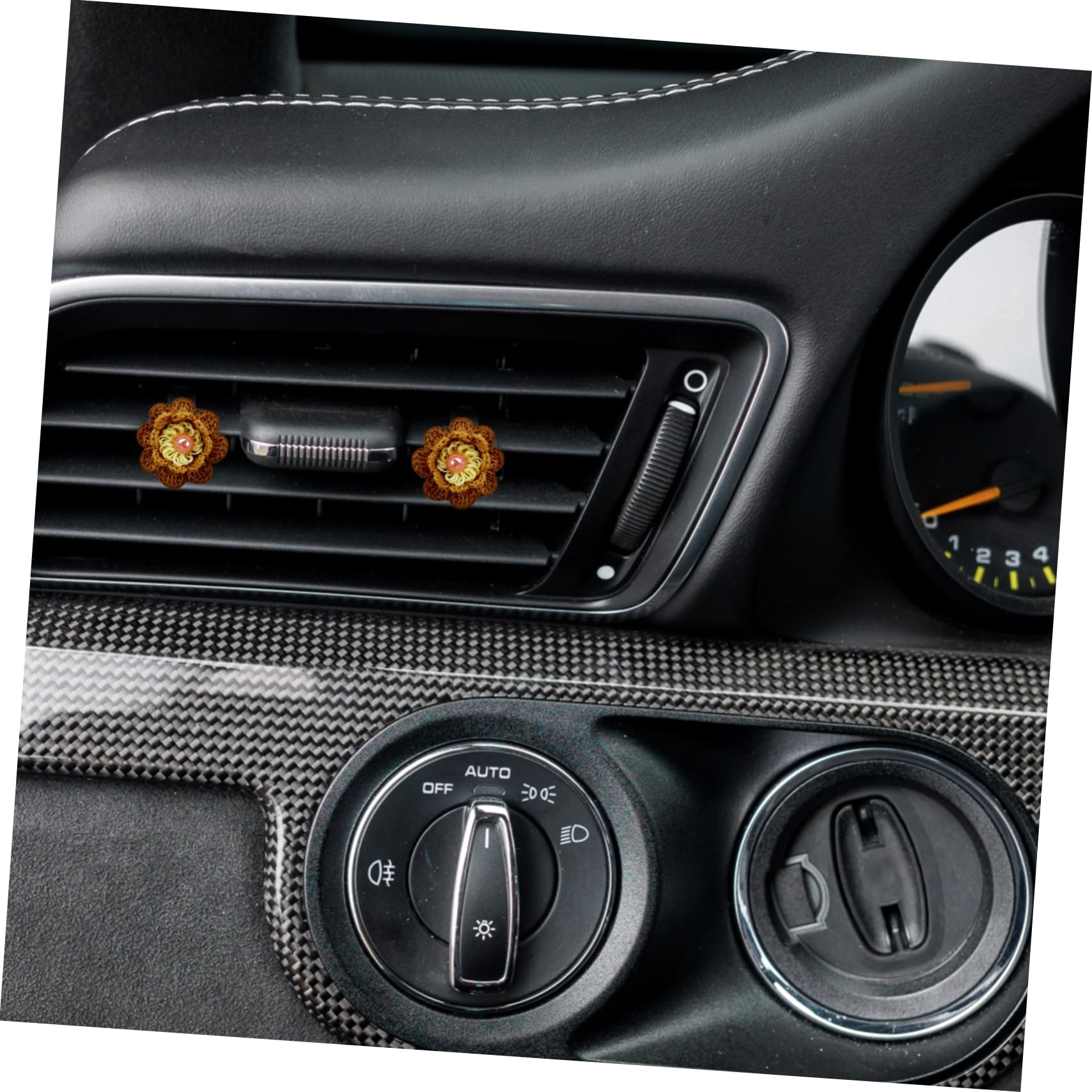 Clip Accessori Solidi 100 Pezzi per Bocchetta di Ventilazione Auto in Metallo e Plastica per Deodorante e Profumo Auto, per Decorazione Interna e Fai-da-te