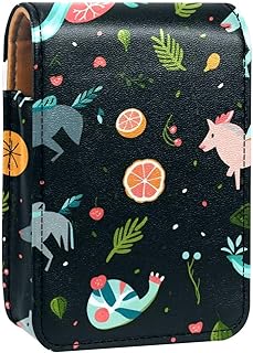 Lipstick Case,Leather Lip Gloss Lipstick Orga...