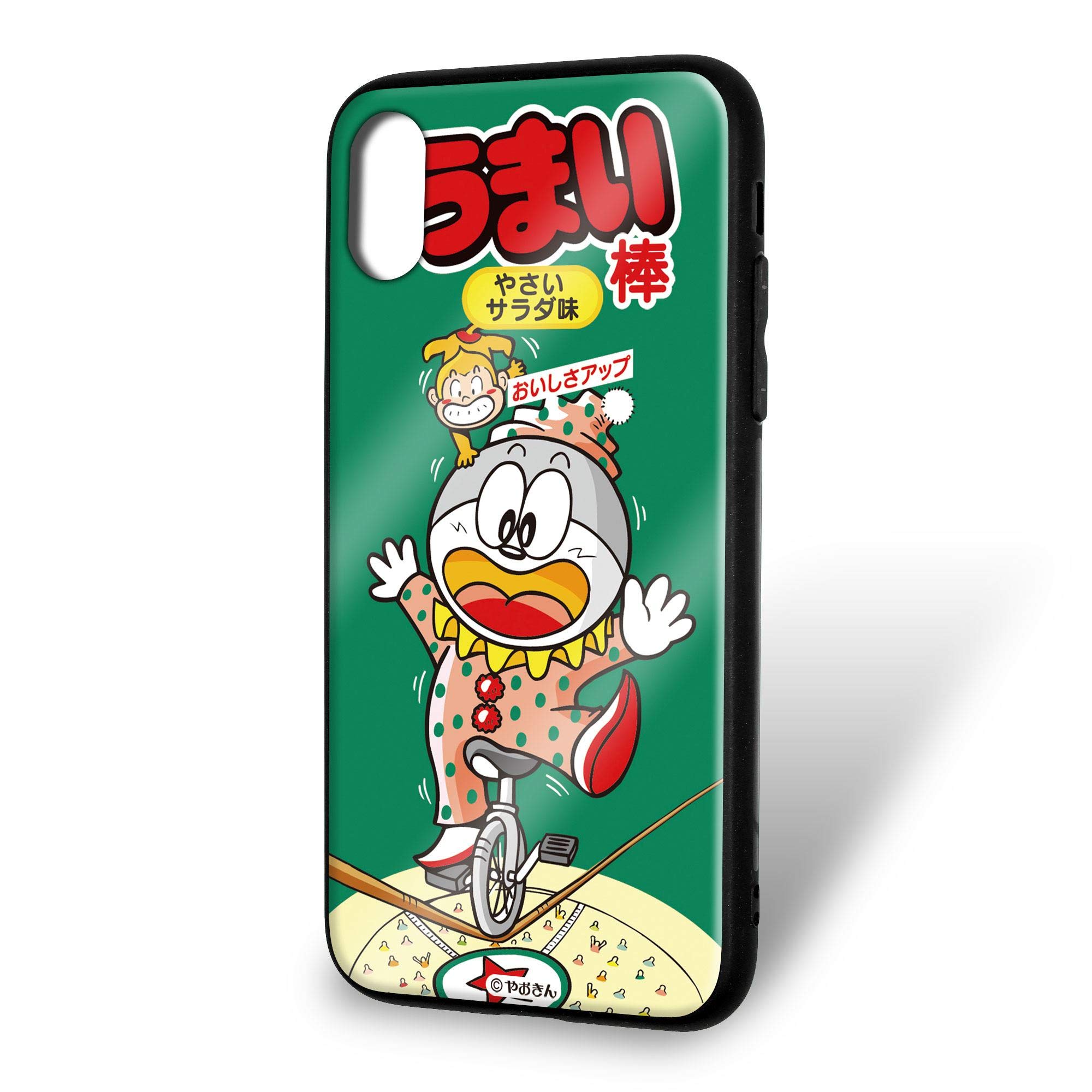 Amazon.co.jp: うまい棒 iPhoneX ケース ガラス プリント TPU やさい