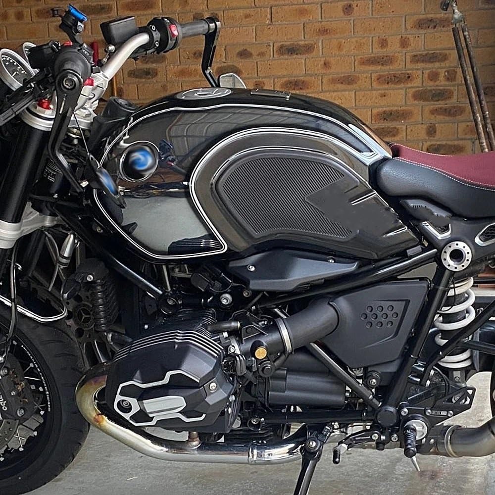 Pasuje do R9T RNINET Urban R NINET NINE T RnineT Racer Scrambler motocykl ochraniacze na kolana Pad boczne gumowe klocki na zbiornik paliwa Tarcza zbiornika paliwa