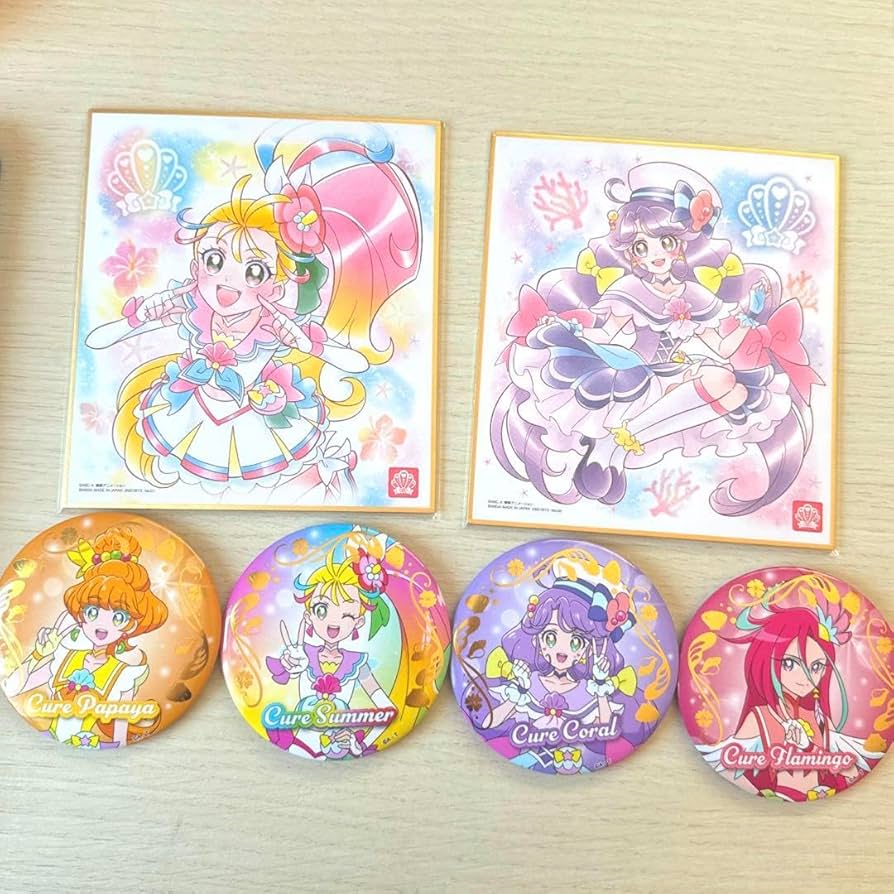 キュアコーラル 缶バッジ6点セット キュアコーラル 缶バッジ6点セット