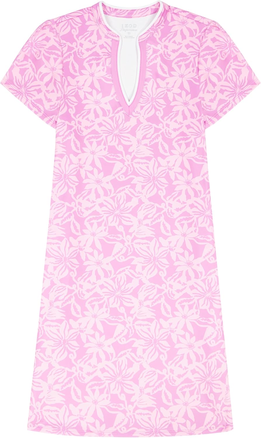 Izod Women's V-Neck Short Sleeve Athletic Dress