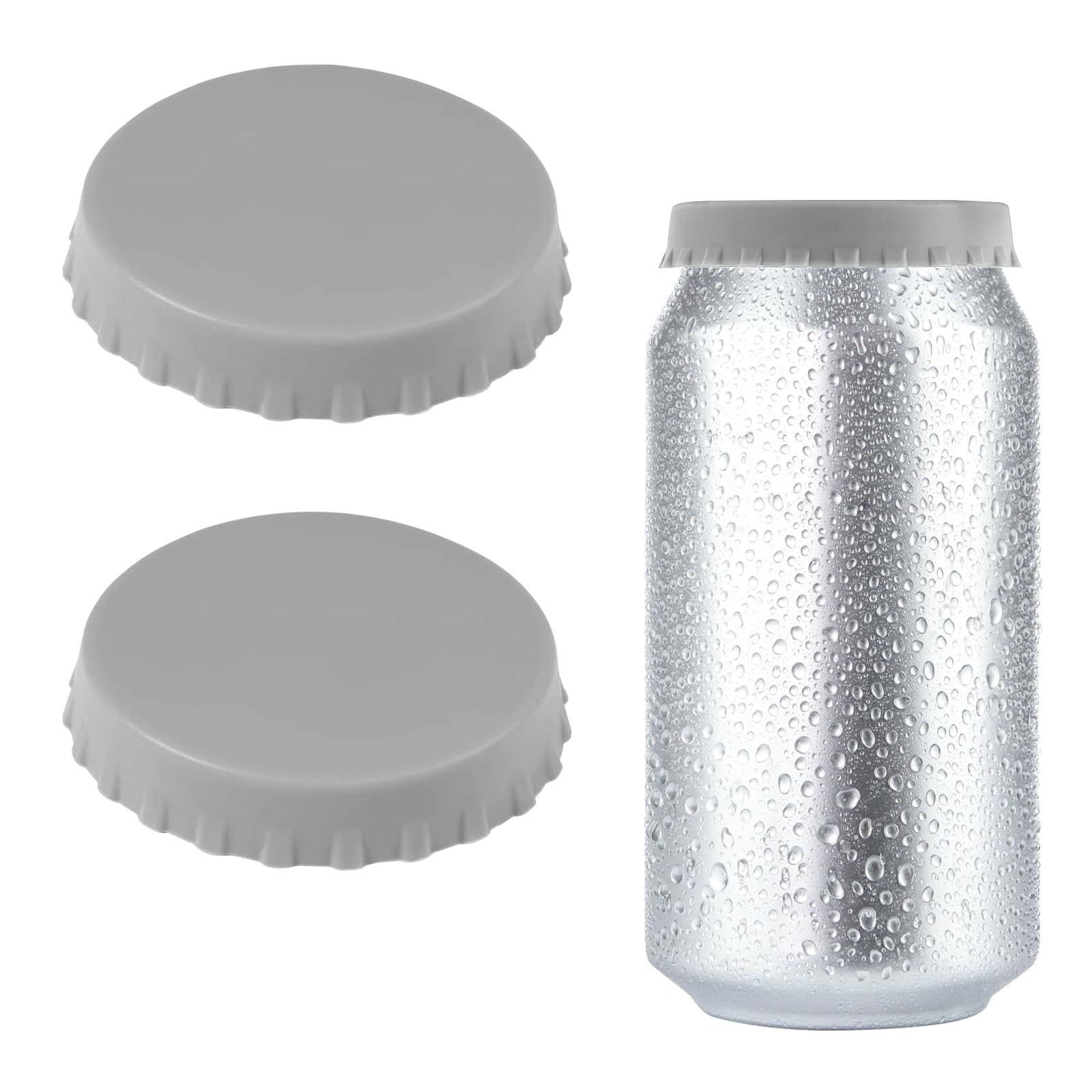 4 Stück Silikon-Dosendeckel – Leck- & Staubdicht, Für Getränkedosen, In Verschiedenen Farben