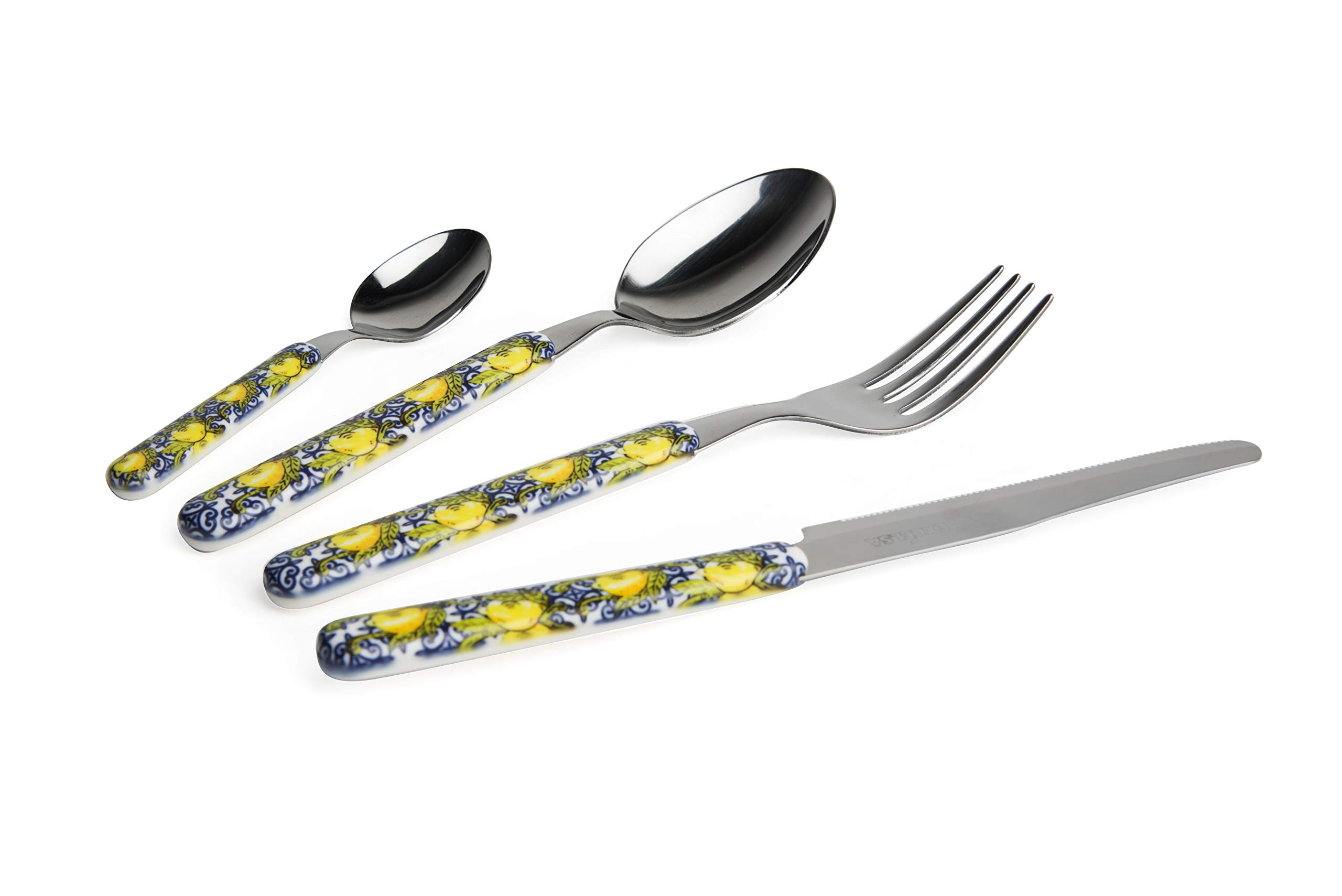 Excelsa Amalfi Besteck-Set, 24-teilig, Edelstahl 18/0