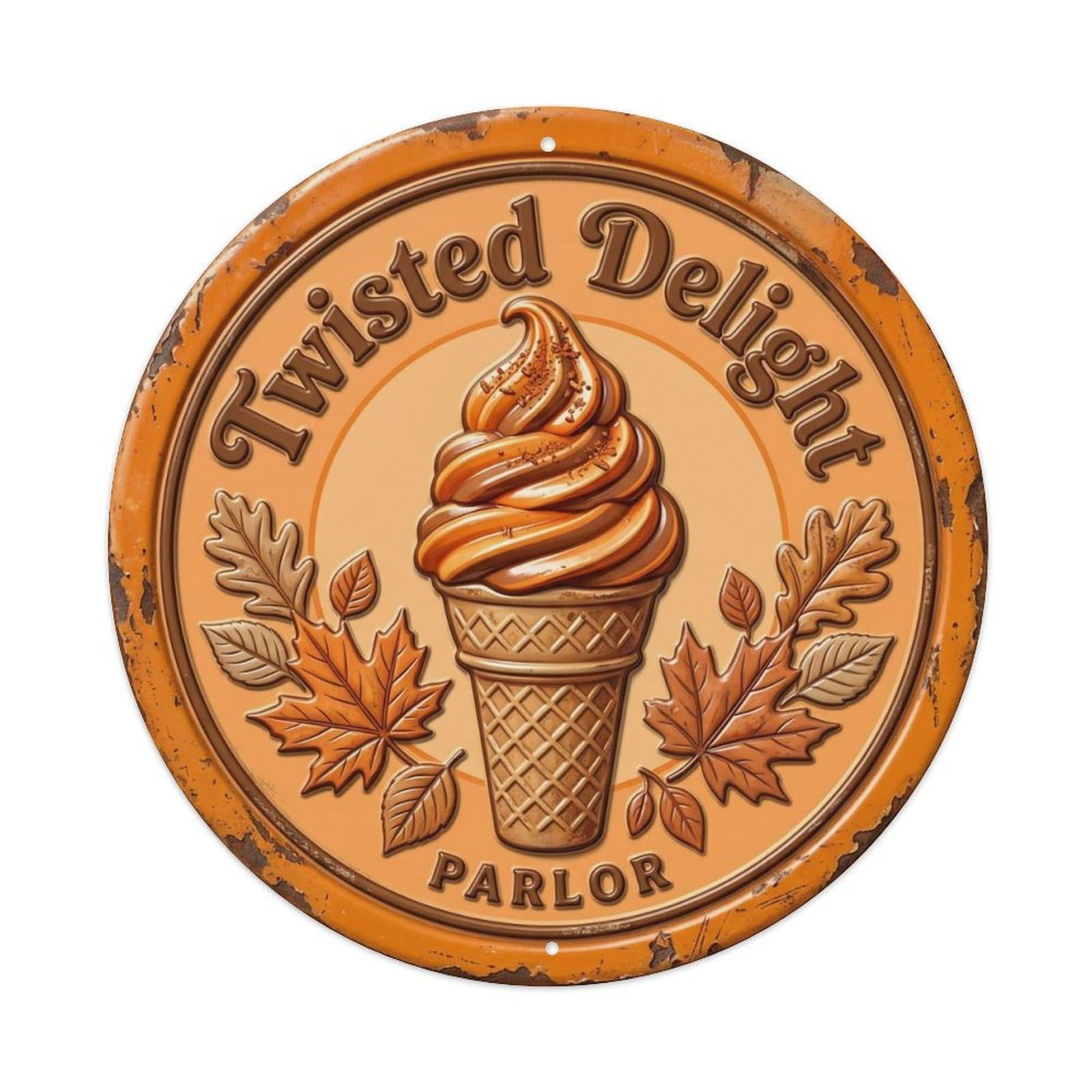 Twisted Delight Parlor Nostalgia Metal Tin Sign