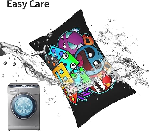 Miniatura 7 de NALCKA Geometry Anime Dash - Fundas de almohada decorativas de 20 x 30 pulgadas, funda de cojín rectangular para sala de estar, dormitorio, sofá,