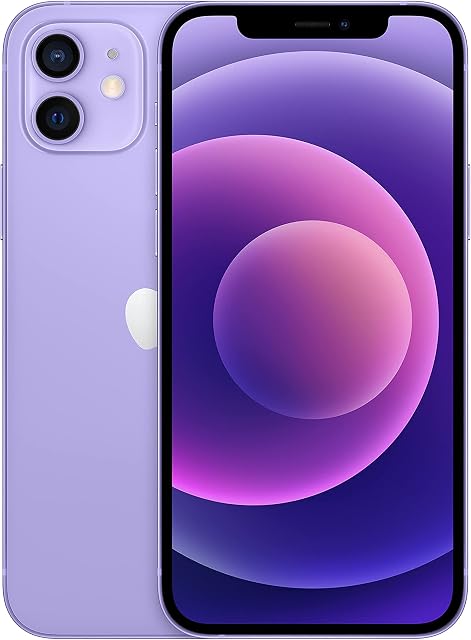 Apple iPhone 12 (64GB) - Purple (Renewed)