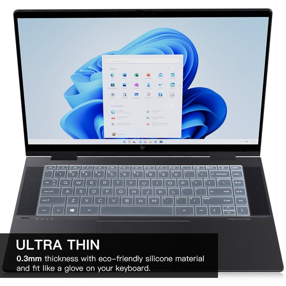 Amazon.com: Keyboard Cover for 2024 2023 HP Envy x360 2-in-1
