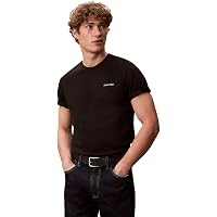 Calvin Klein T-Shirt Girocollo da Uomo con Micro Logo SS LV04LC255G