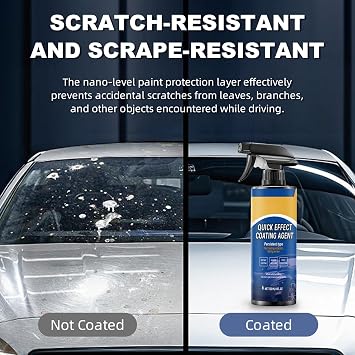 2pcs Car Polish Ceramic Coating Car Spray Wax, Advanced Car Quick-acting Coating Agent, Waterless Car Wash Quick Effect Coating Agent, Multi-functional Cars Wax Polish (2pcs)