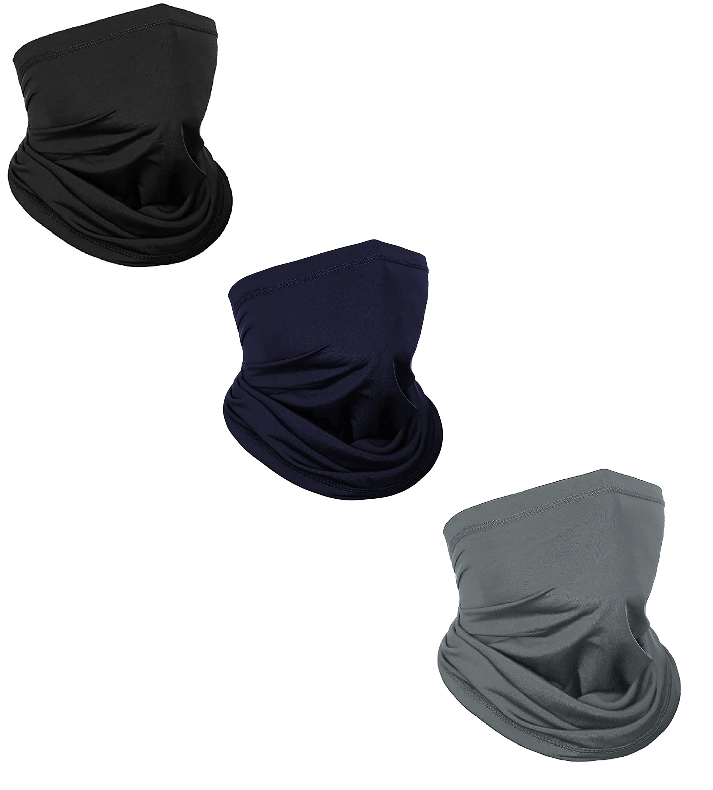bismaadh Face Mask Outdoor Bandanas Neck Gaiter Balaclava Magic Hiking Headband Elastic Seamless UV Resistence Sport Headwear-Pack of 3-picture-28