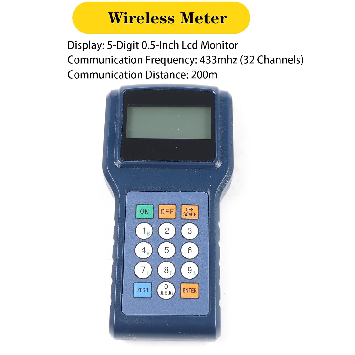 Wireless Electronic Digital Crane Scale, 10000kg/10T Hanging Scale, 22000 LB Heavy Duty Industrial Hanging Scale, Handheld Meter Electronic Hanging Scale, with Controller Control, with Hook