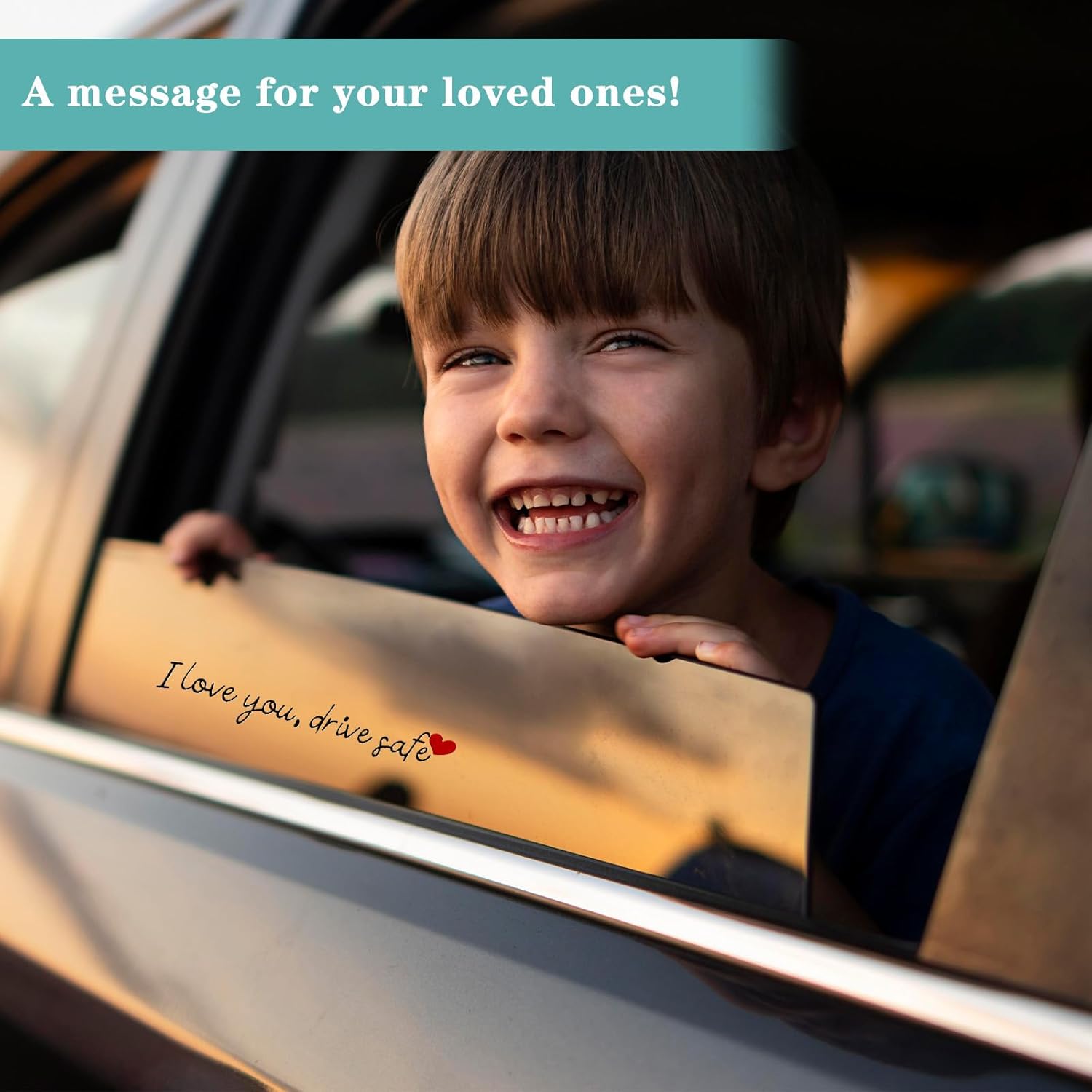 10Pack I Love You Drive Safe Mirror Sticker, I Love You Drive Safe Sticker Car Decal for Rearview Mirror Waterproof Cars Accessories for Women Men - Image 7