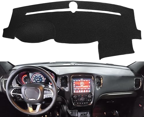 Miniatura 2 de Funda para salpicadero Fcovergurus de ajuste personalizado para Dodge Durango 2011-2020, alfombrilla para salpicadero con protector de alfombra