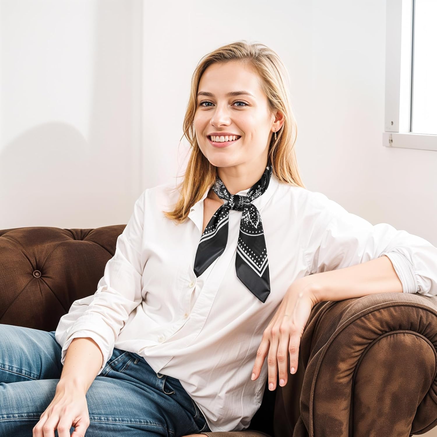 10Pcs 27.5 Inches Satin Head Scarf Square Silk Bandana Fashion Silk Hair Wrap Neck Scarf Boho Headwear for Women Girls - Image 6