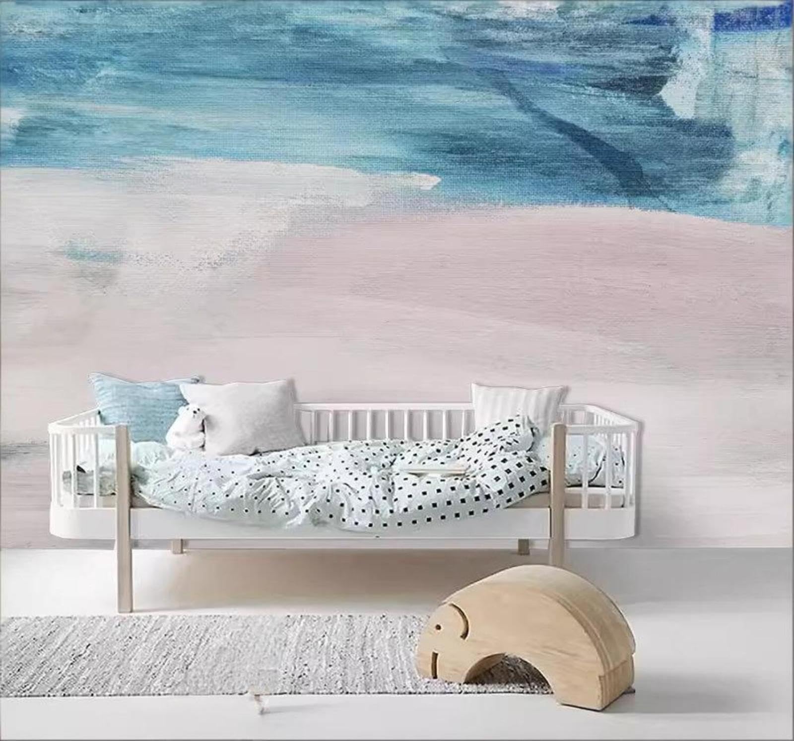 Xlming 350Cm×256Cm(B×H) Hand Drawn Abstract Art Colourful Doodles 3D Wallpaper Luxury Silk Study Dining Feature Sofa Grey Bedroom Living Room Tv Decorative Wall-350Cm×256Cm