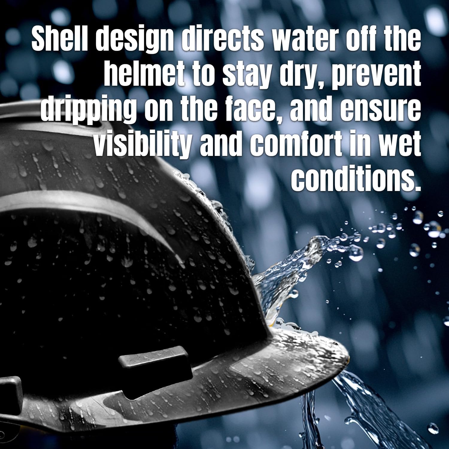 Glove Station Hard Hat for Men & Women - Construction Safety Helmet & Hard Hat, One Size with Padded 4-Point Ratchet Suspension, Non-Vented High-Density Polypropylene Shell