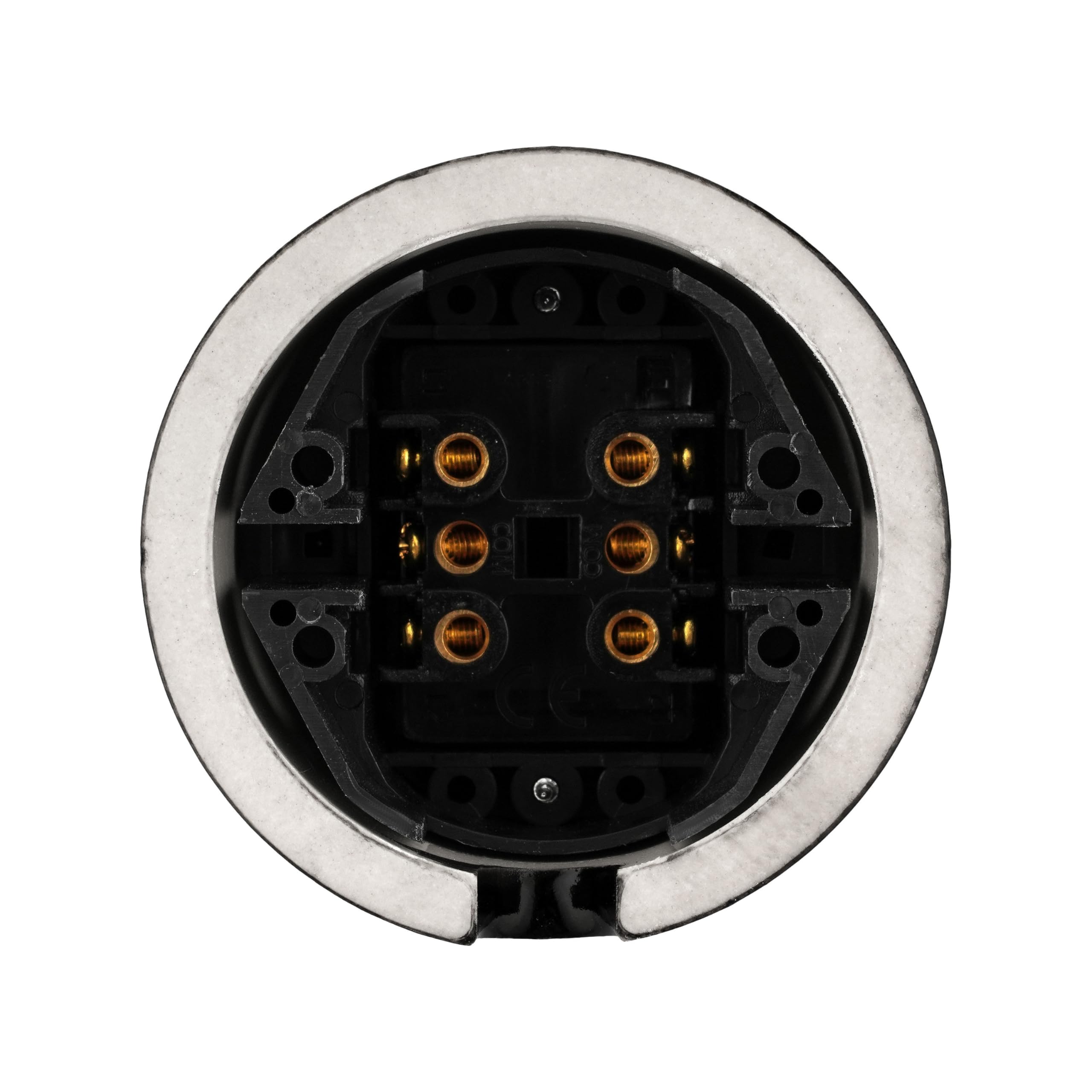 Aufputz Porzellan Retro Toggle Doppelschalter, All-in-One, Serie QR1 schwarz