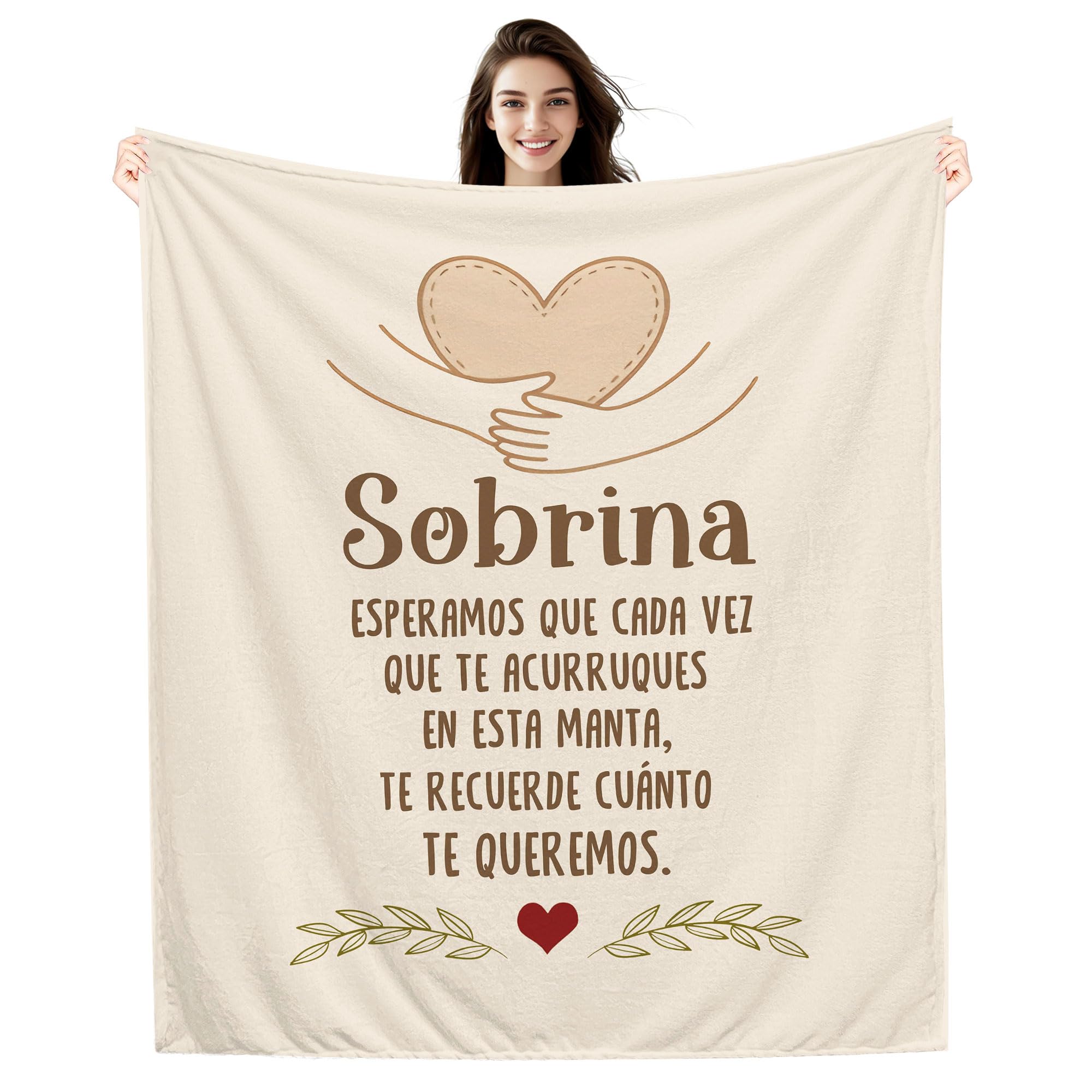 Amorea A mi Abuela Espero Que Cada Vez Que te acurruques en Esta Manta te recuerde cuánto te Quiero Ideas para Regalos Manta para la Abuela Cumpleaños Día de la Madre — view 27