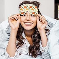 Vista 7 de Whaline Paquete de 10 piezas de tela de algodón de otoño de 18 x 22 pulgadas, hojas de otoño, calabaza, ondas, puntos gruesos, acolchados