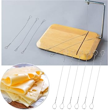Nuanchu 10 Pcs Cheese Slicer Wire Replacement for Polished Marble, Style 1