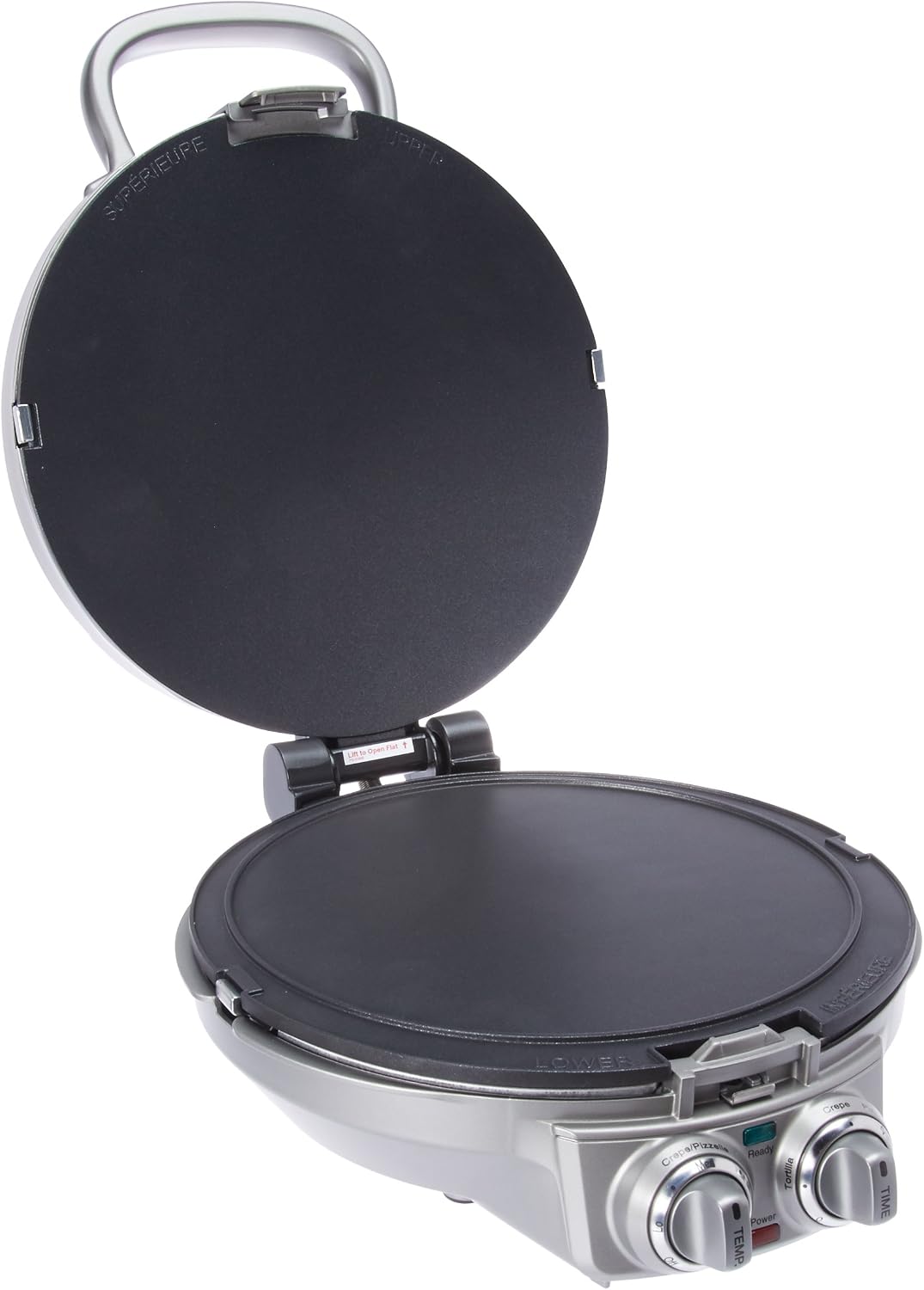 Cuisinart CPP-200 International Chef Crepe/Pizzelle/Pancake Plus, Stainless Steel